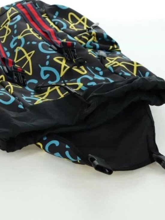 GUCCI Gucci Ghost Sherry Line Backpack Canvas Multicolor 429037 Auth gh1884M main image 7